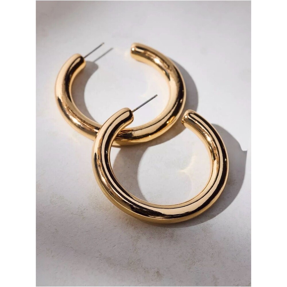 Urban Outfitters Gold Plated Hoop Earrings